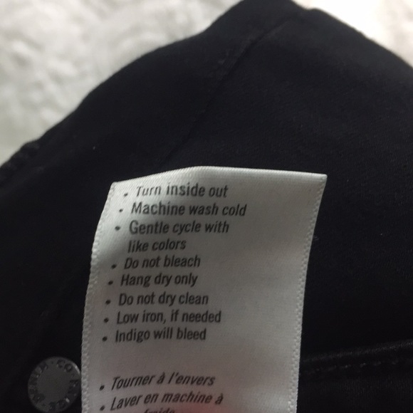 PAIGE Verdugo Crop in Black Overdye - Picture 6 of 11